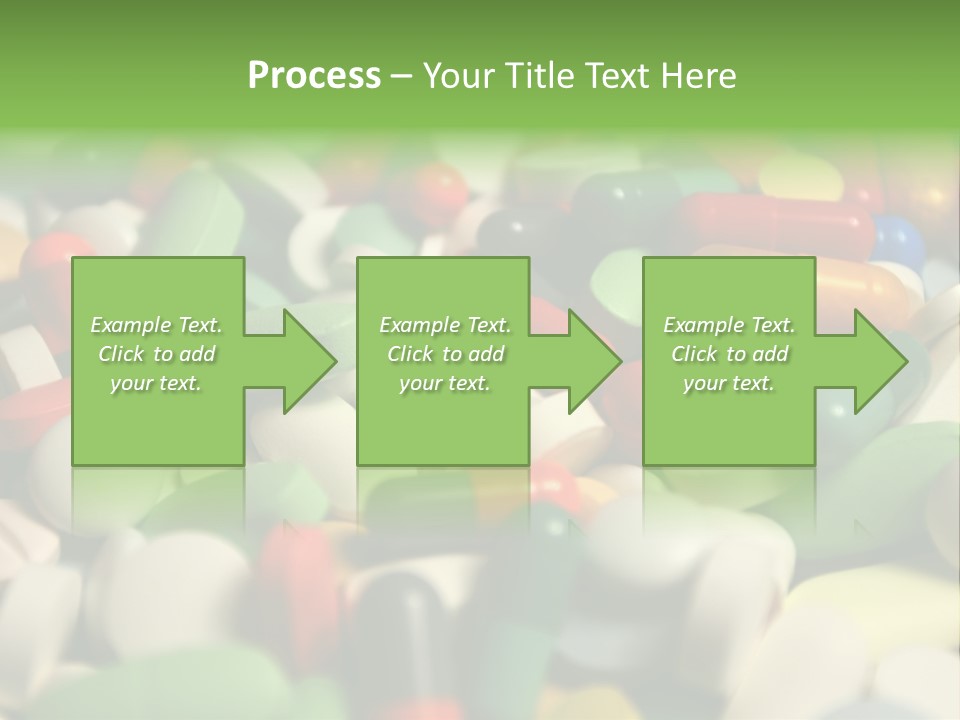 Close Up Colorful Medicine PowerPoint Template