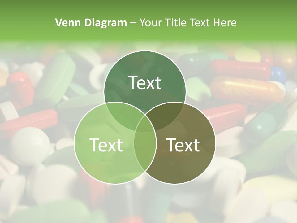 Close Up Colorful Medicine PowerPoint Template