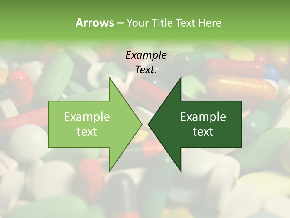 Close Up Colorful Medicine PowerPoint Template