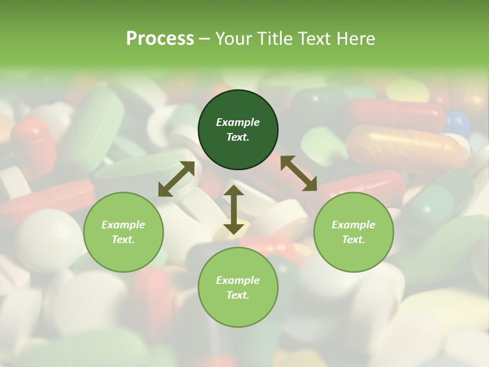 Close Up Colorful Medicine PowerPoint Template
