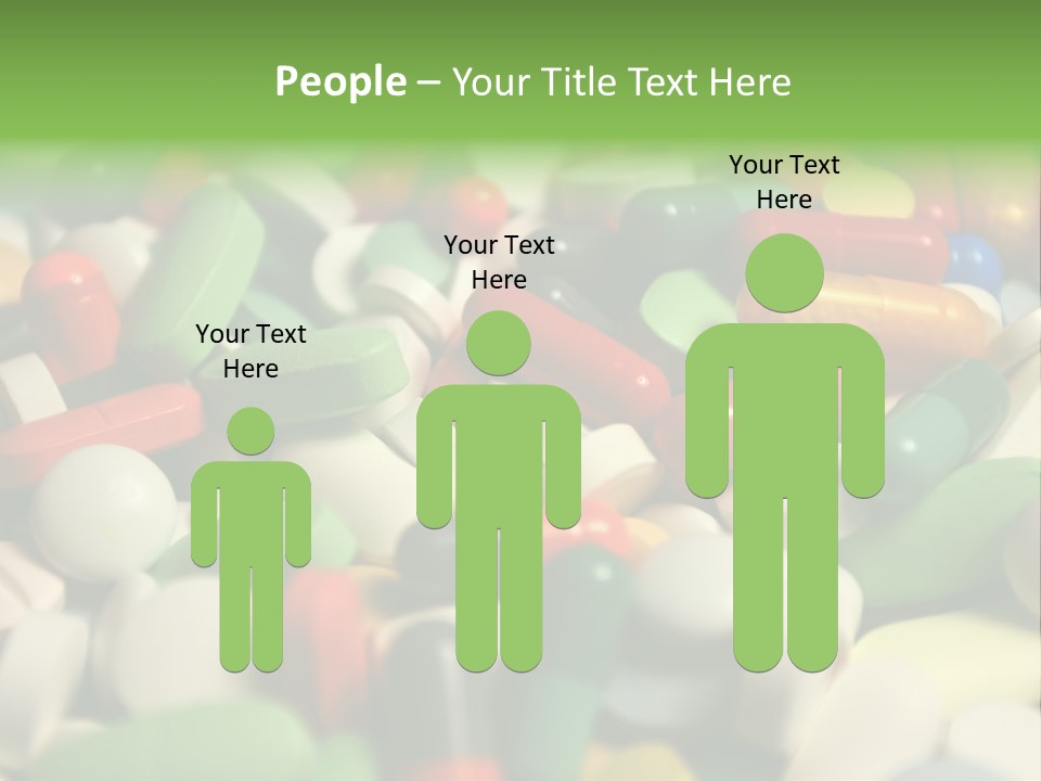 Close Up Colorful Medicine PowerPoint Template