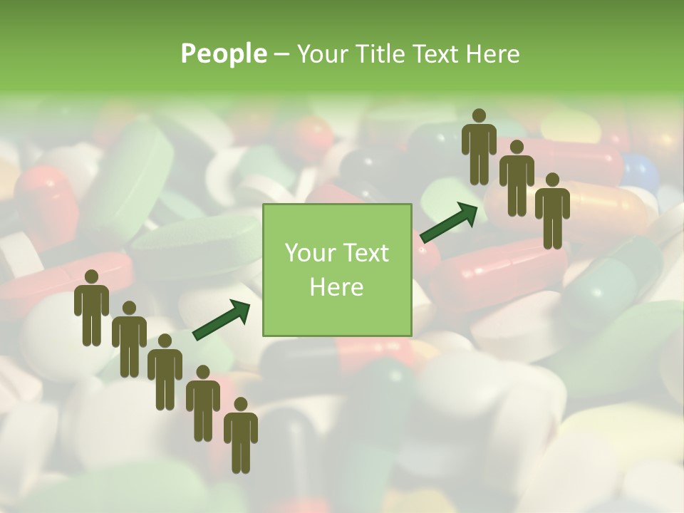 Close Up Colorful Medicine PowerPoint Template