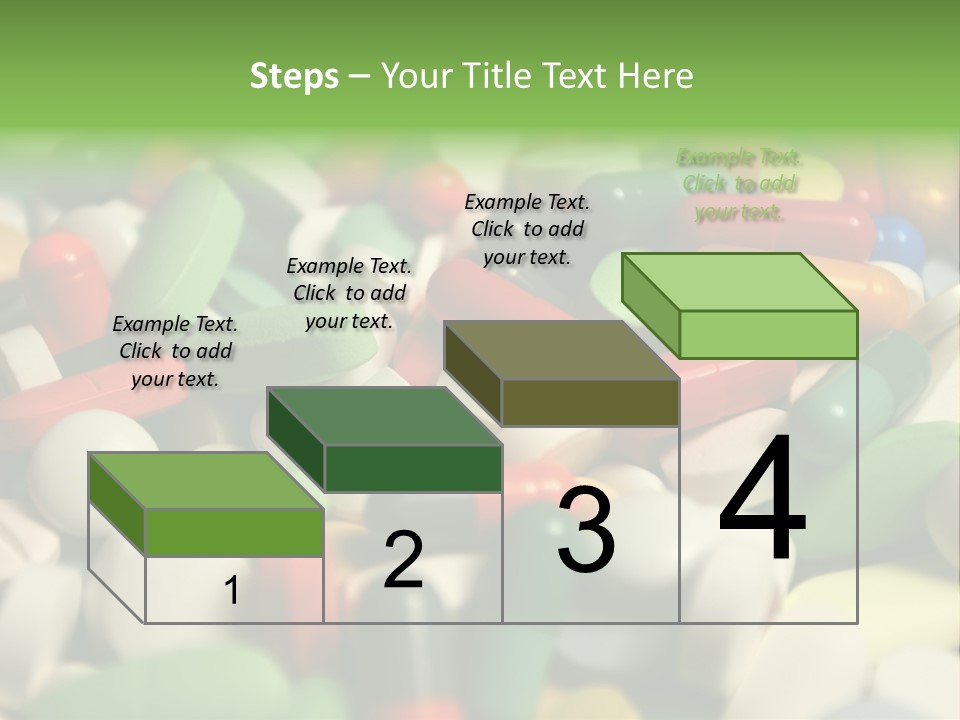 Close Up Colorful Medicine PowerPoint Template