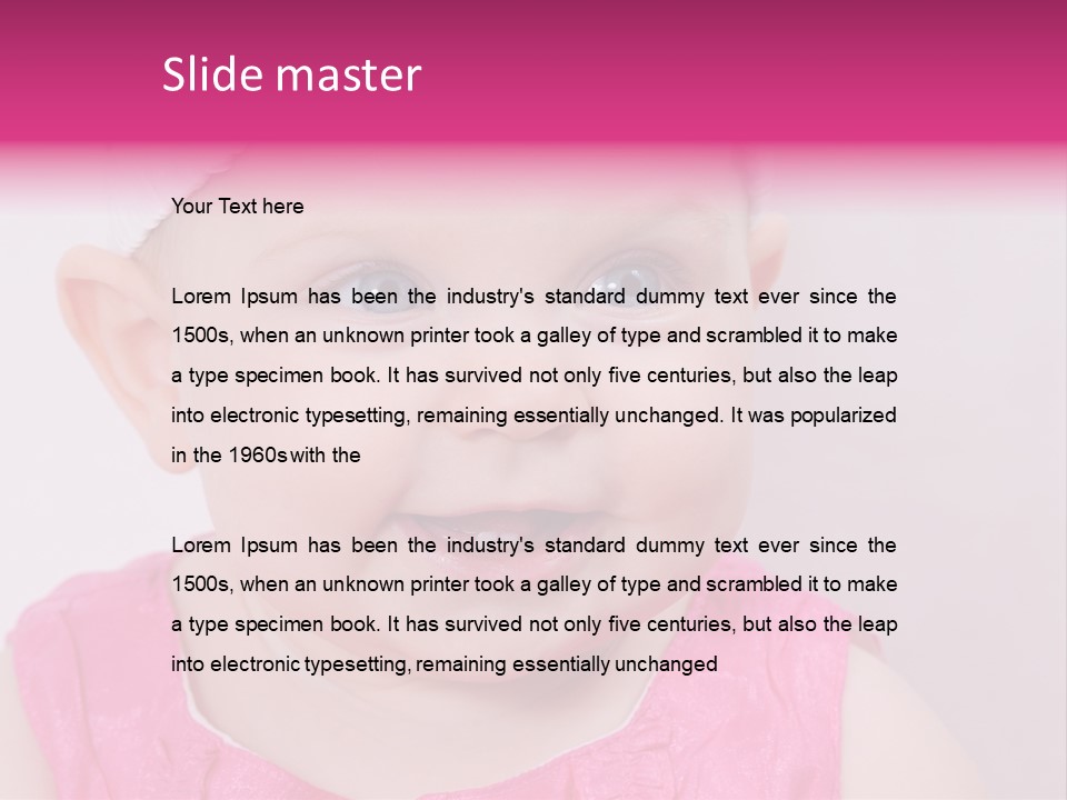 Adorable Cute Beauty PowerPoint Template