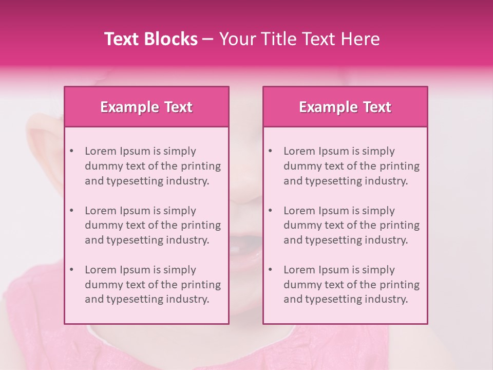 Adorable Cute Beauty PowerPoint Template