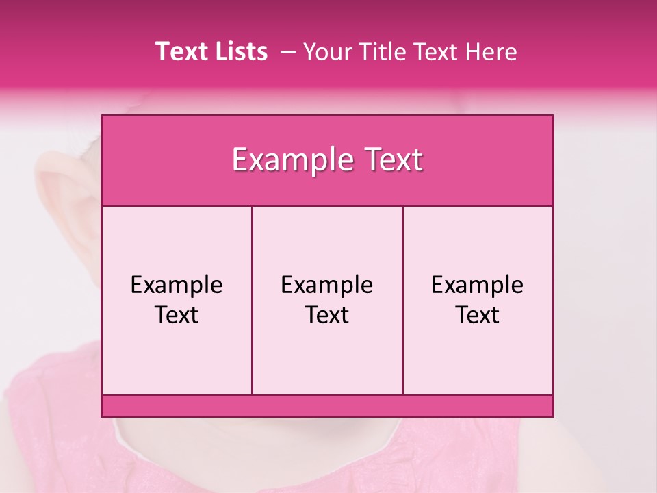Adorable Cute Beauty PowerPoint Template