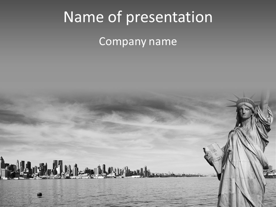 Freedom Panorama Scenic PowerPoint Template