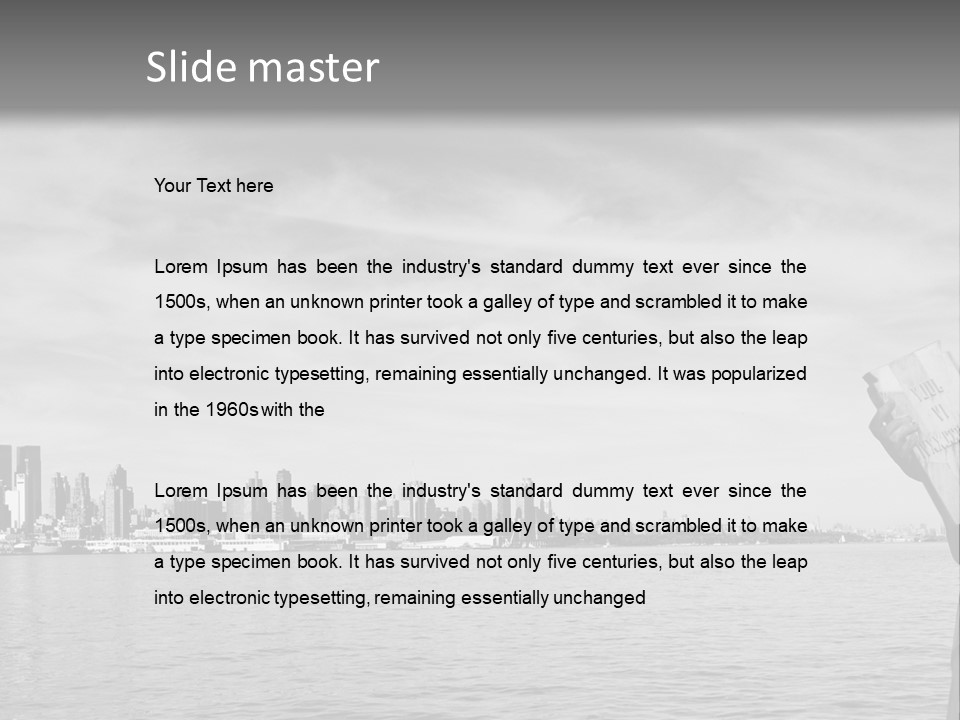 Freedom Panorama Scenic PowerPoint Template