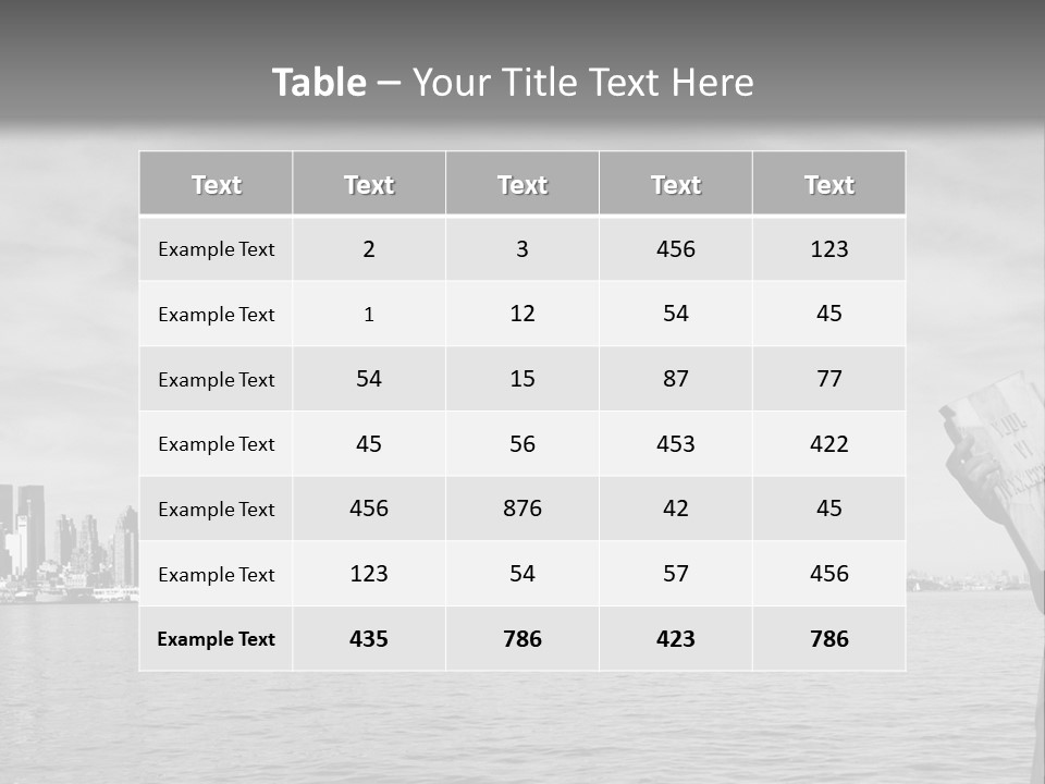 Freedom Panorama Scenic PowerPoint Template