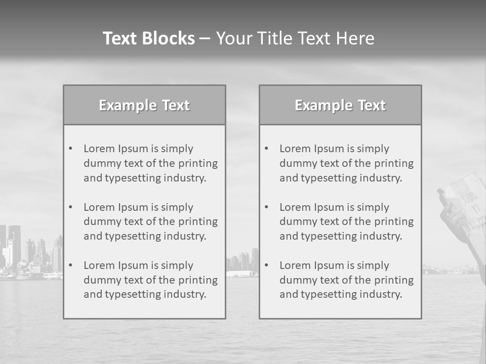Freedom Panorama Scenic PowerPoint Template