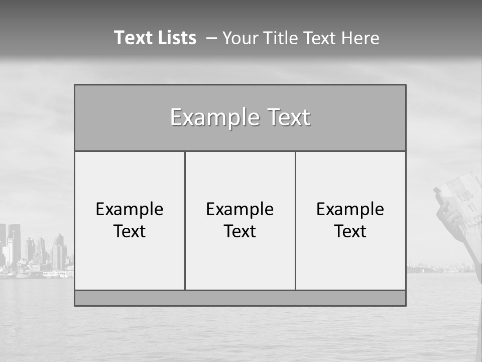 Freedom Panorama Scenic PowerPoint Template