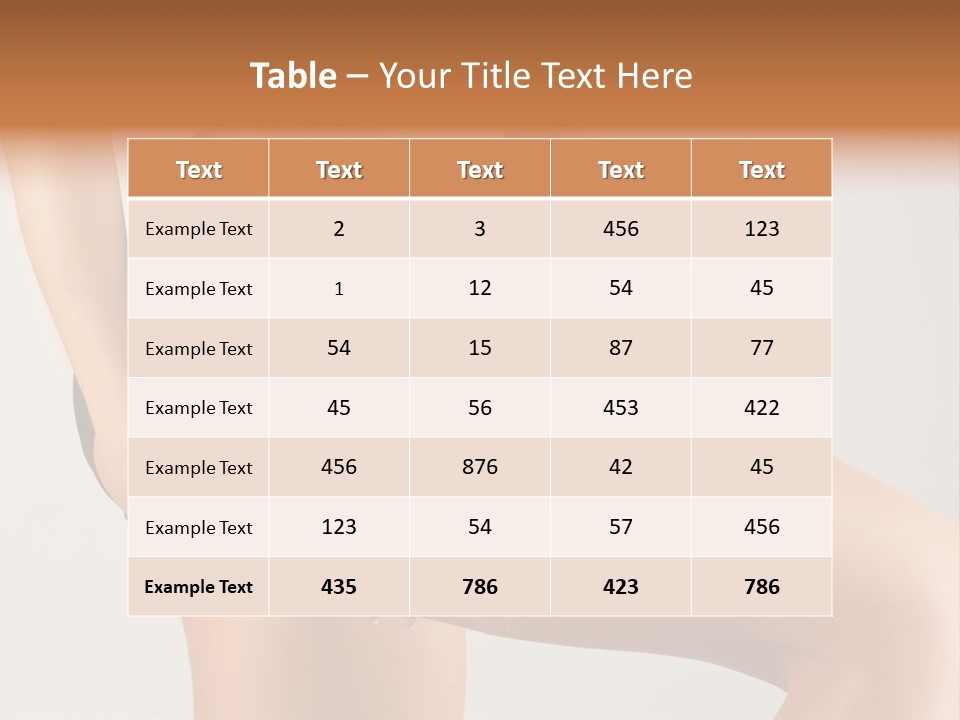 Applying Figure Healthy PowerPoint Template