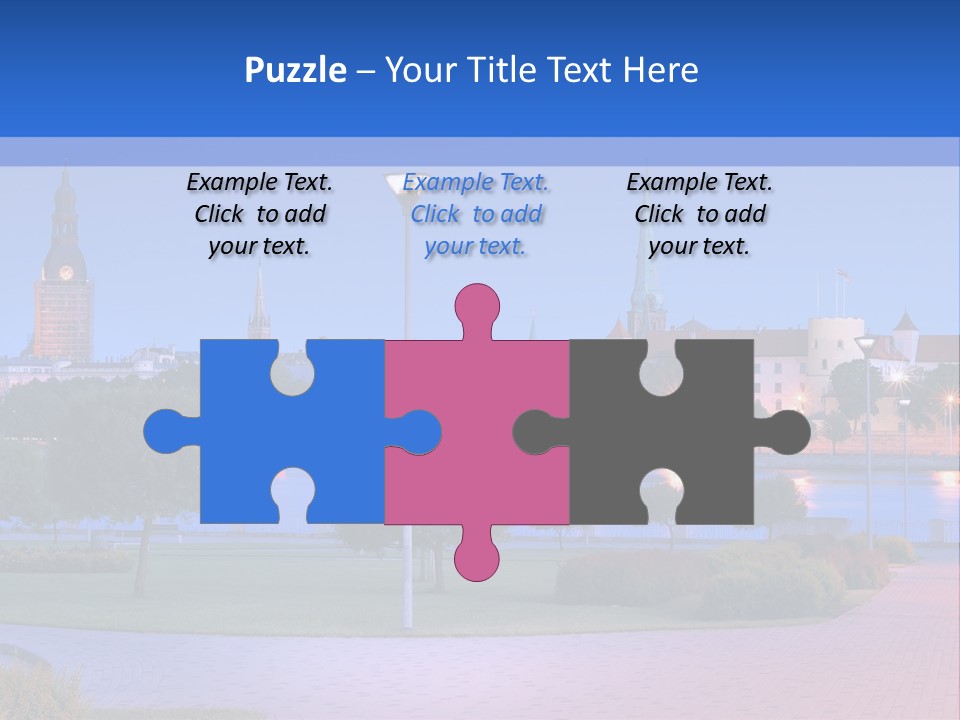 Citadel Castle Quay PowerPoint Template