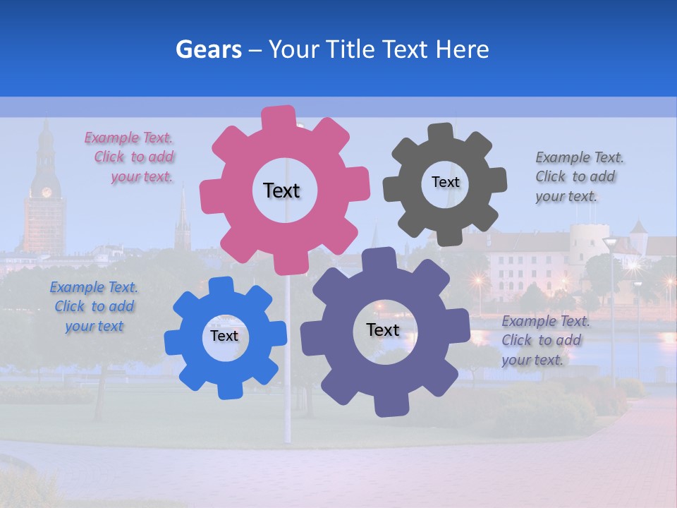 Citadel Castle Quay PowerPoint Template