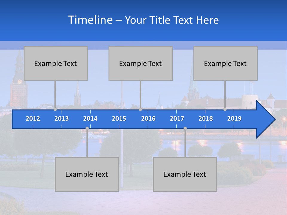 Citadel Castle Quay PowerPoint Template