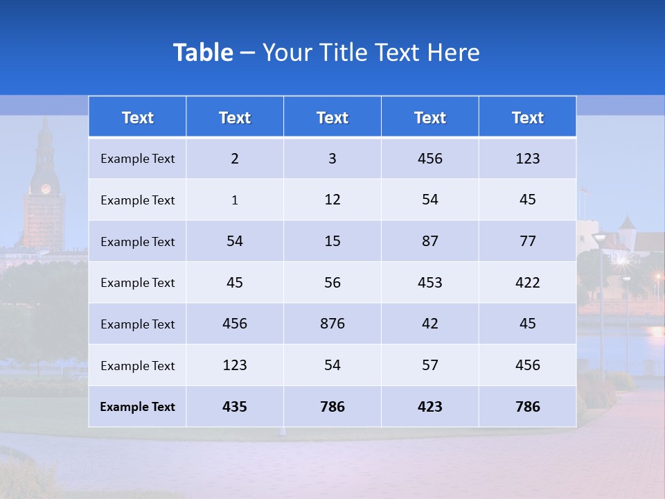 Citadel Castle Quay PowerPoint Template