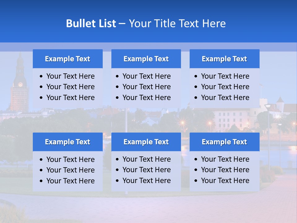 Citadel Castle Quay PowerPoint Template