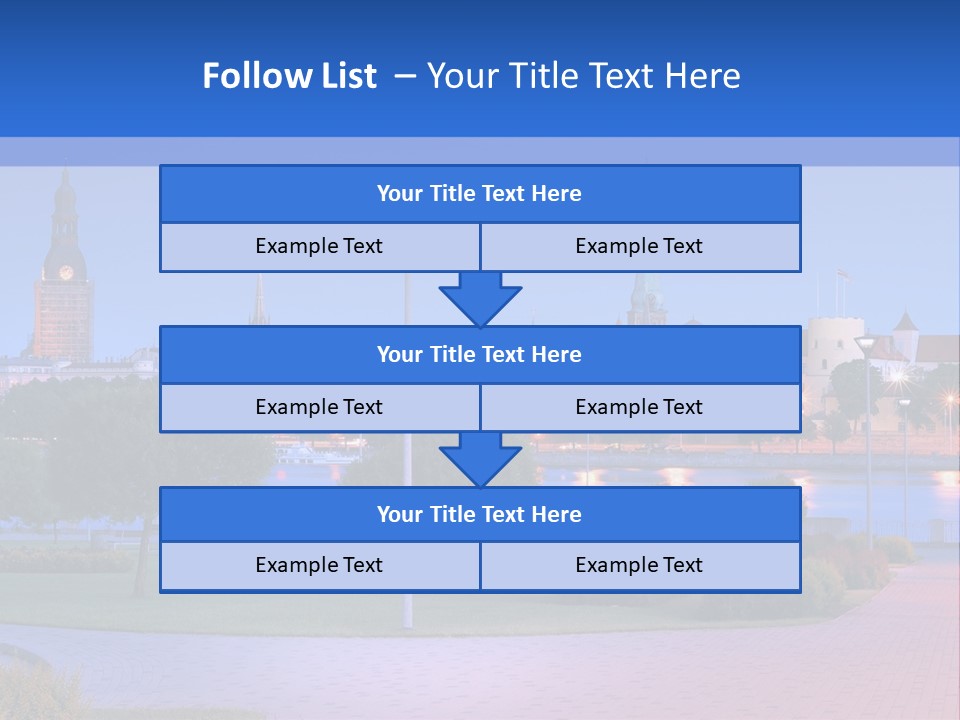 Citadel Castle Quay PowerPoint Template