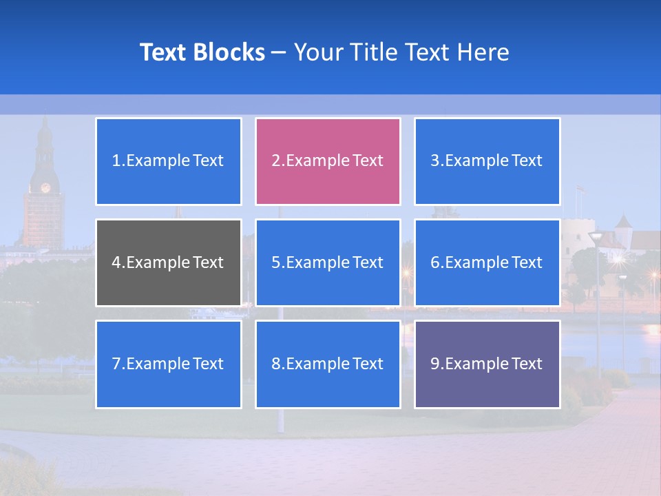 Citadel Castle Quay PowerPoint Template