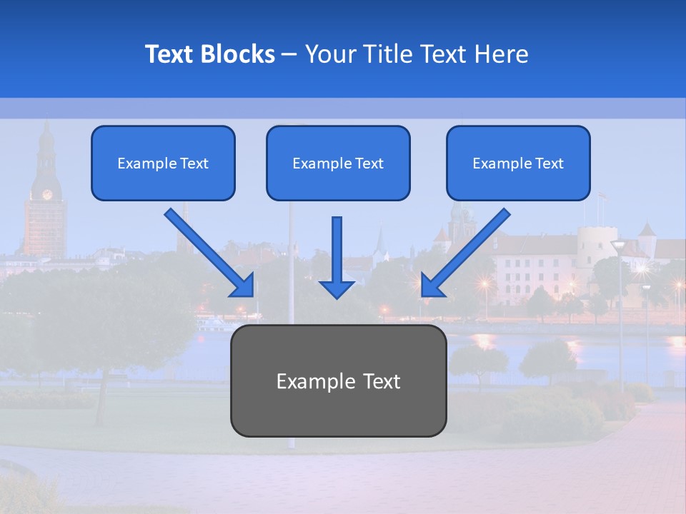 Citadel Castle Quay PowerPoint Template
