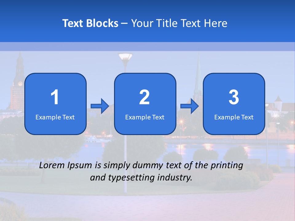 Citadel Castle Quay PowerPoint Template