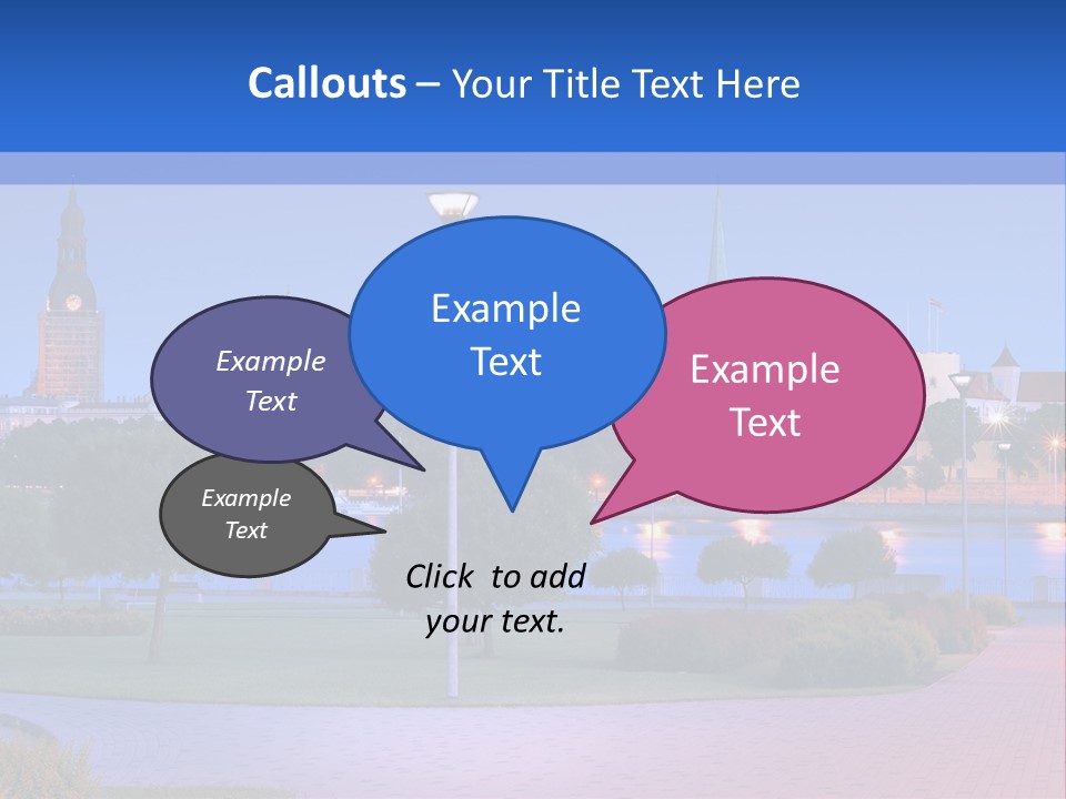 Citadel Castle Quay PowerPoint Template