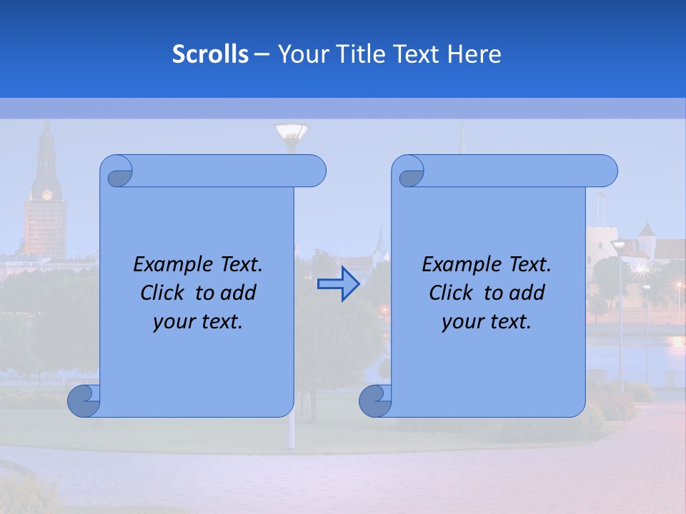 Citadel Castle Quay PowerPoint Template
