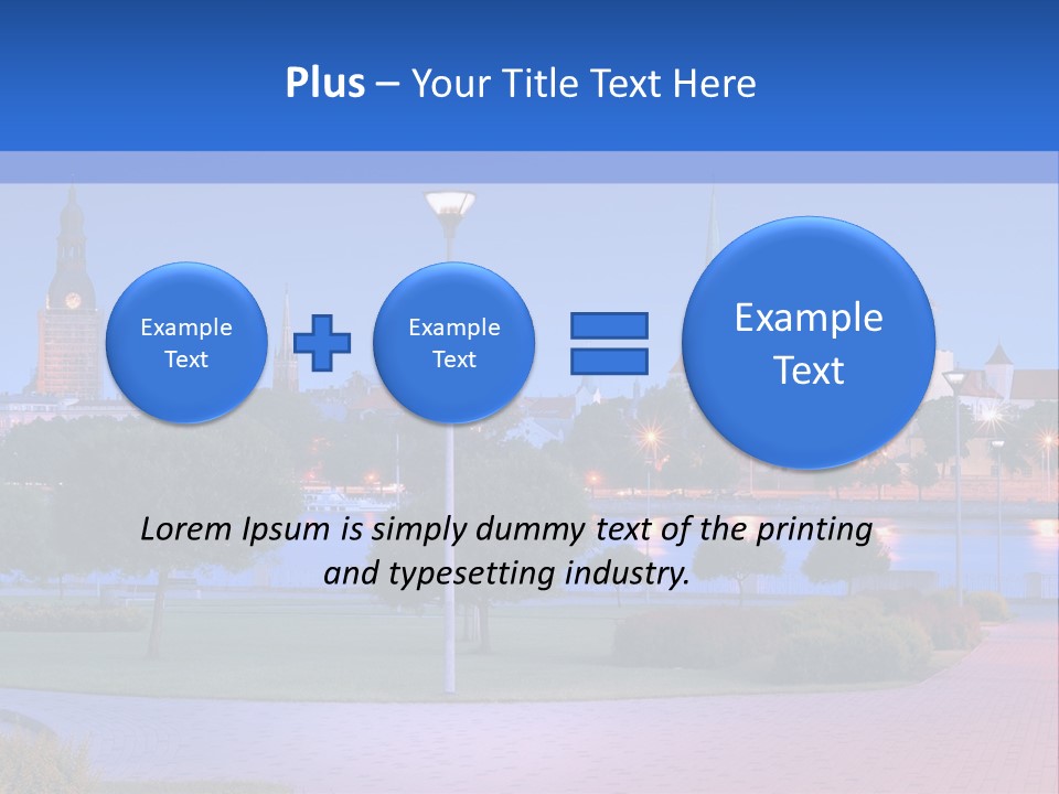 Citadel Castle Quay PowerPoint Template