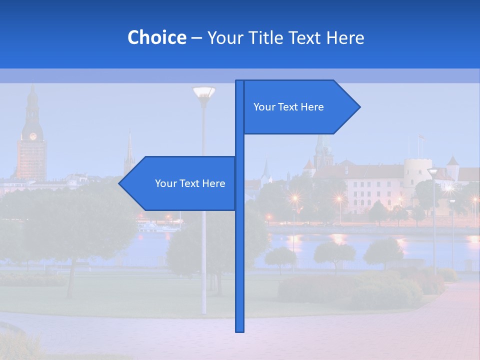 Citadel Castle Quay PowerPoint Template