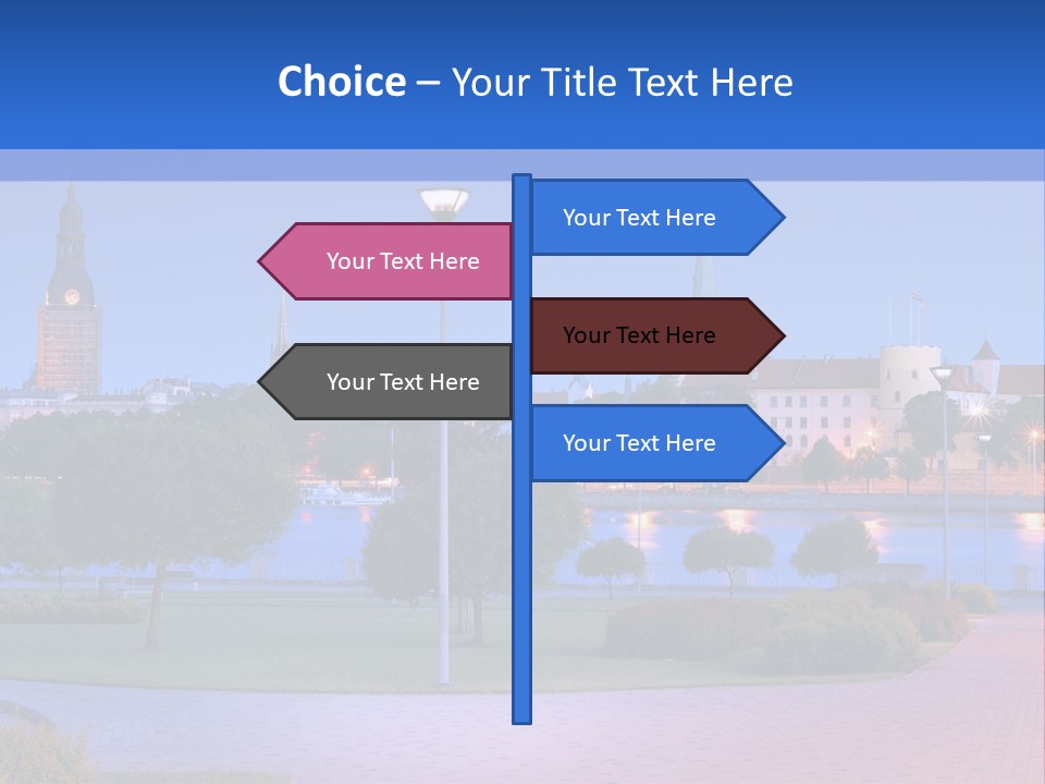 Citadel Castle Quay PowerPoint Template