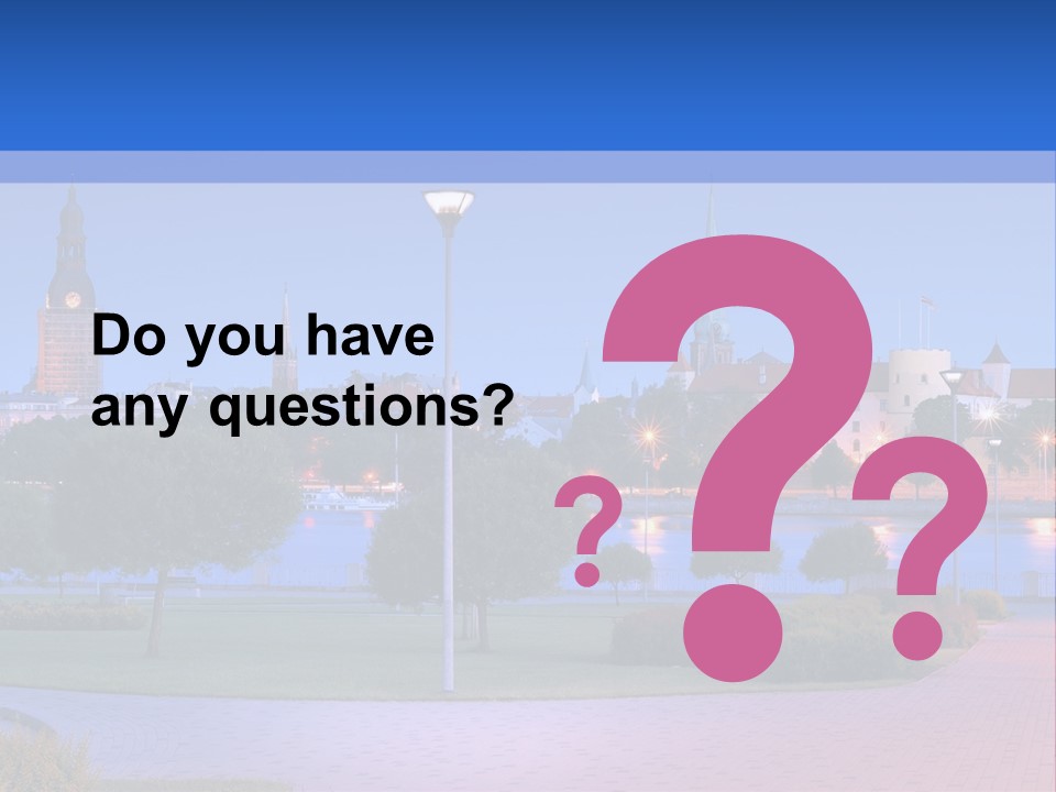 Citadel Castle Quay PowerPoint Template