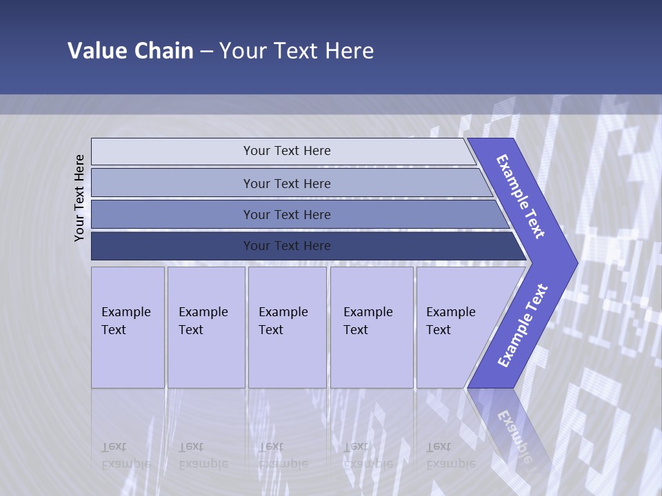 Glow Binary Pattern PowerPoint Template