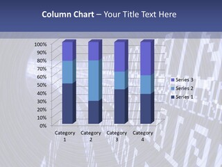 Glow Binary Pattern PowerPoint Template