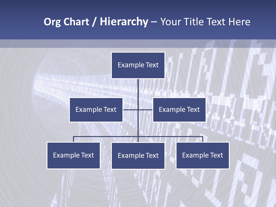 Glow Binary Pattern PowerPoint Template