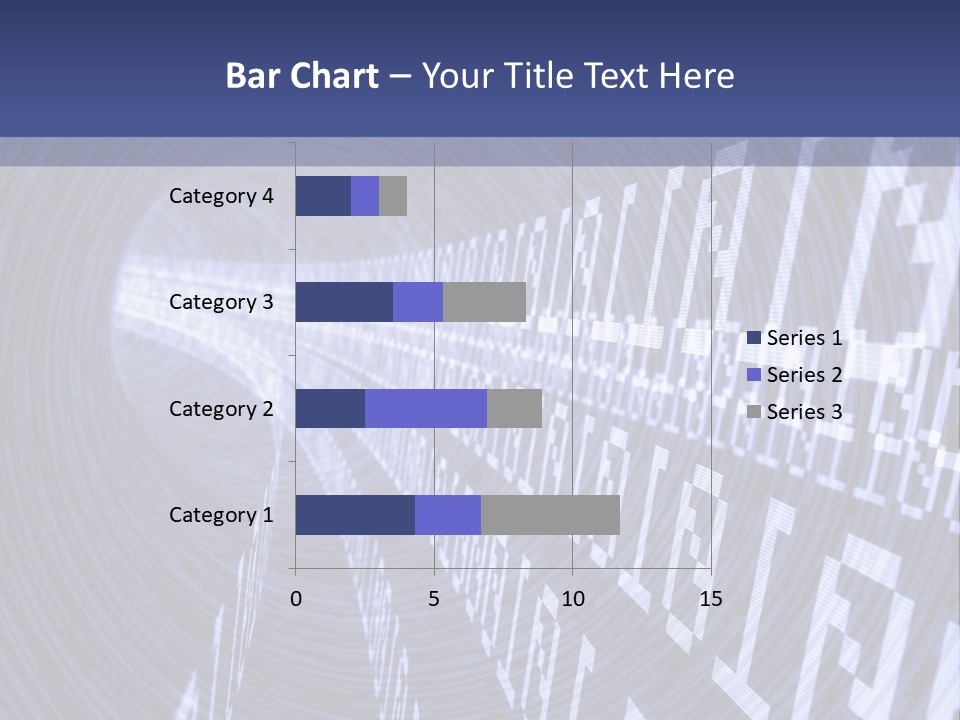 Glow Binary Pattern PowerPoint Template