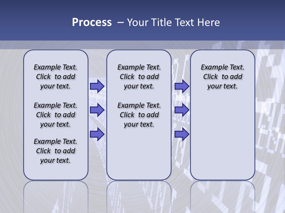 Glow Binary Pattern PowerPoint Template