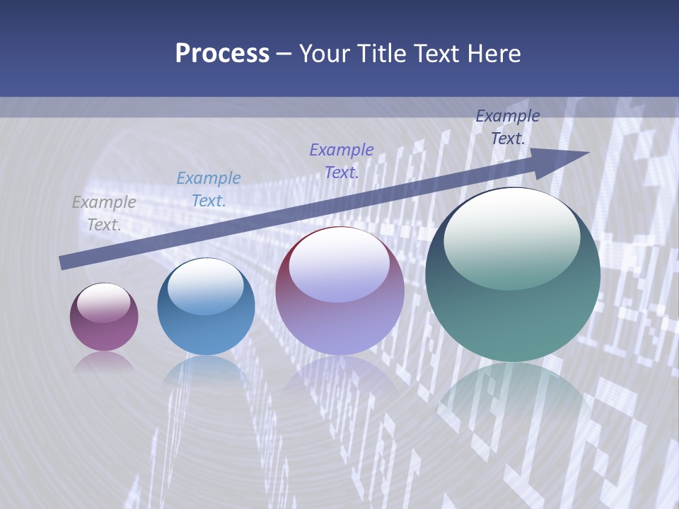 Glow Binary Pattern PowerPoint Template