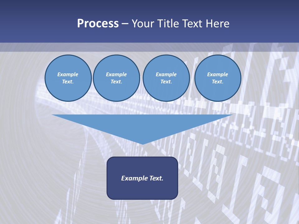 Glow Binary Pattern PowerPoint Template