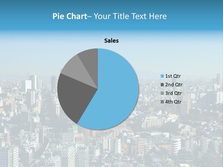 Cityscape View Metropolis PowerPoint Template