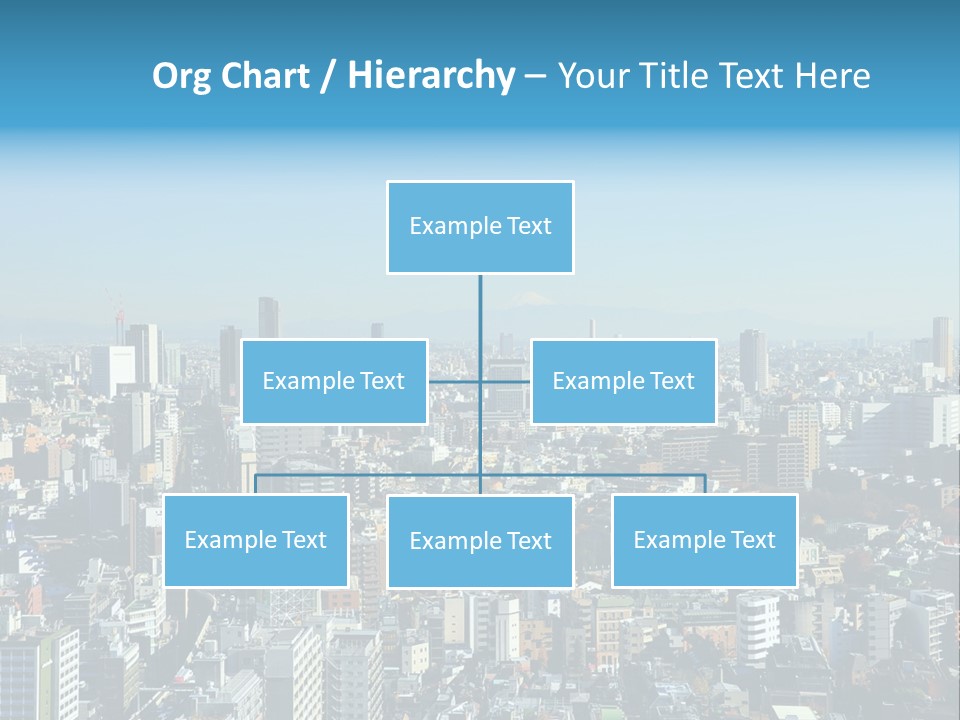 Cityscape View Metropolis PowerPoint Template