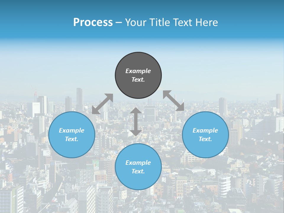 Cityscape View Metropolis PowerPoint Template