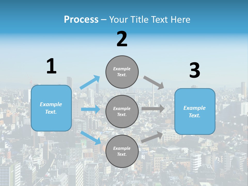 Cityscape View Metropolis PowerPoint Template