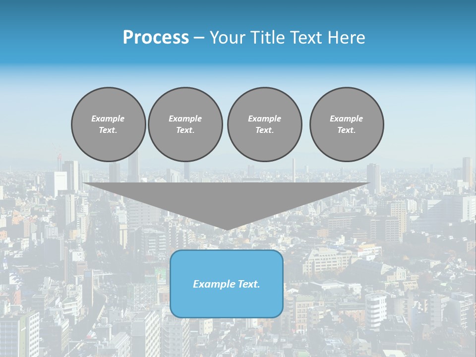 Cityscape View Metropolis PowerPoint Template