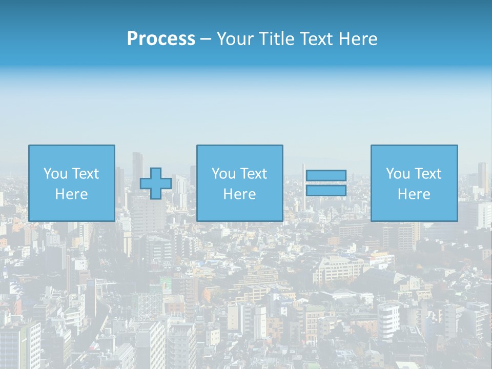 Cityscape View Metropolis PowerPoint Template