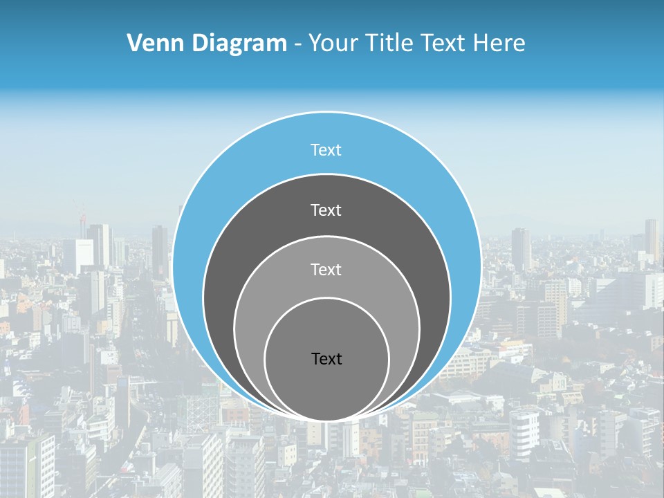 Cityscape View Metropolis PowerPoint Template