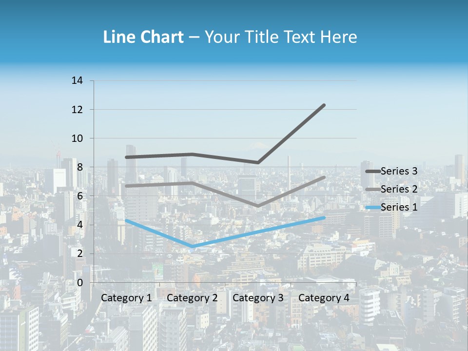 Cityscape View Metropolis PowerPoint Template