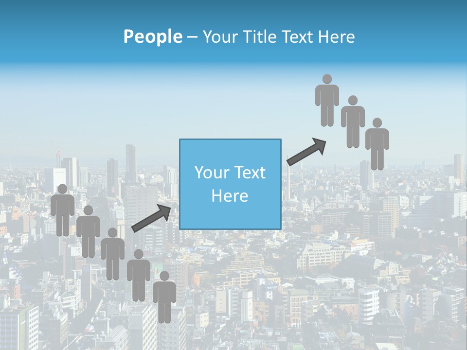 Cityscape View Metropolis PowerPoint Template