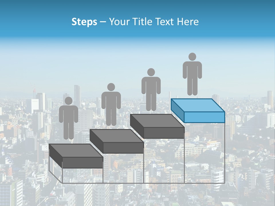 Cityscape View Metropolis PowerPoint Template