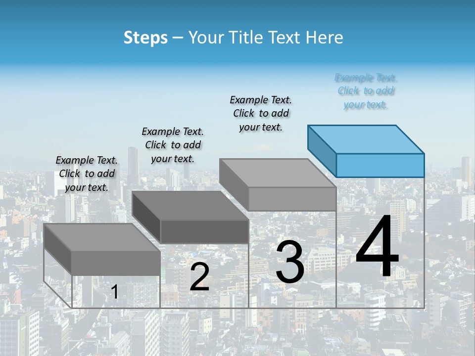 Cityscape View Metropolis PowerPoint Template