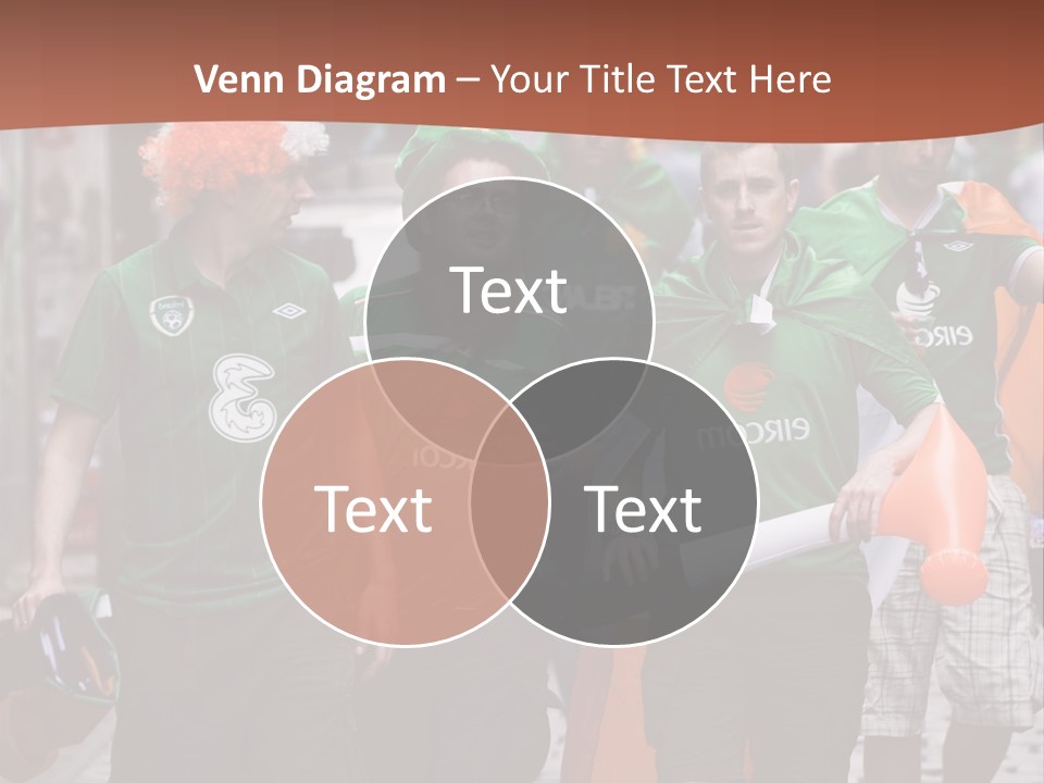 Orange Men Ireland PowerPoint Template